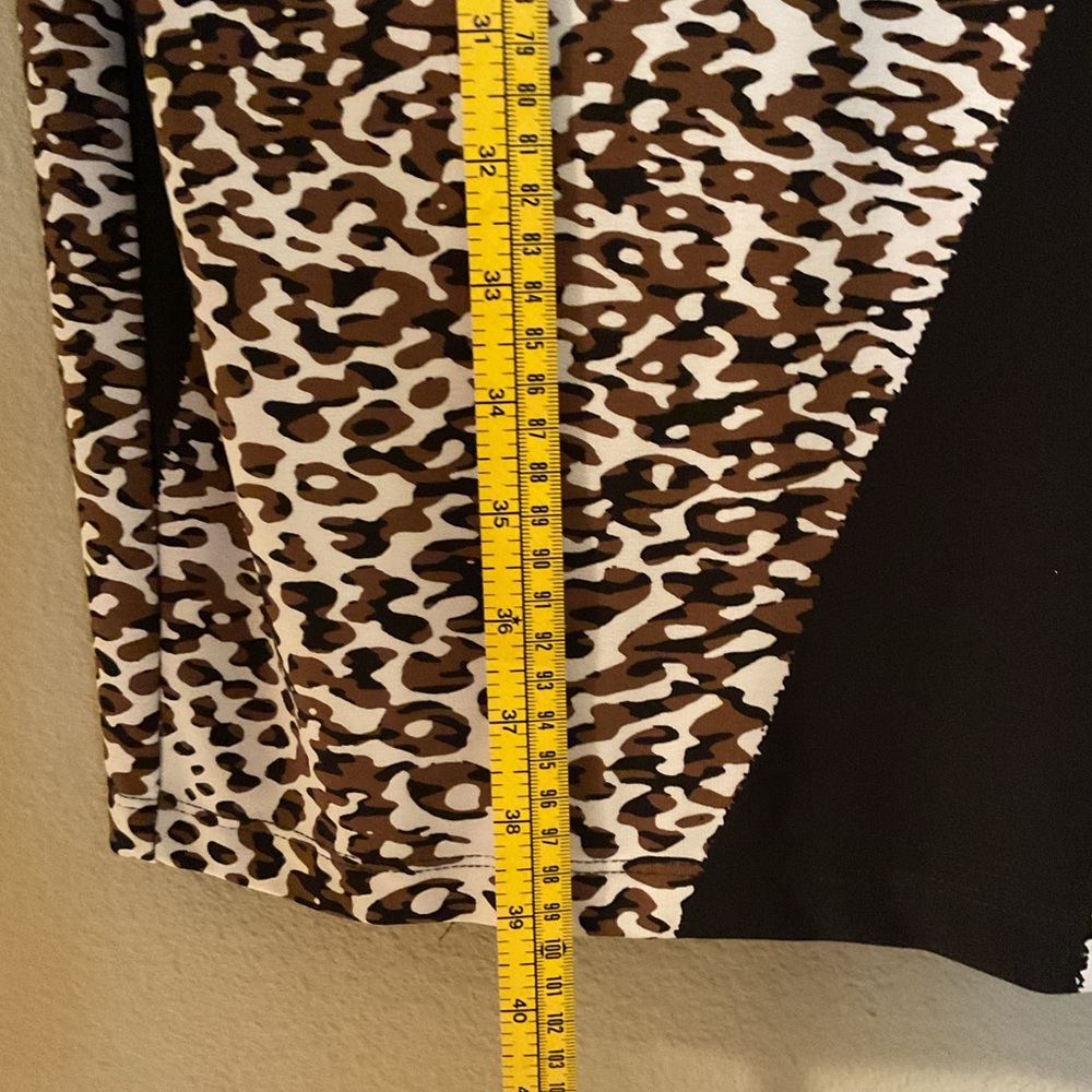 Chico’s Leopard print and stripes Dress - Picture 4 of 4